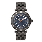  Shop Authentic Versace Greca Sport Quartz Black Dial Black Steel Strap Watch For Men - VEZ300621 - Luxxuri