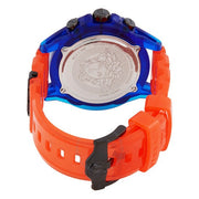  Shop Authentic Versace Icon Active Chronograph Quartz Blue Dial Orange Rubber Strap Watch For Men - VEZ700922 - Luxxuri