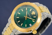  Shop Authentic Versace Hellenyium Green Dial Two Tone Steel Strap Watch for Women - V12050015 - Luxxuri