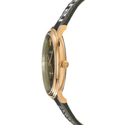  Shop Authentic Versace V-Circle Quartz Green Dial Green Leather Strap Watch for Men - VEBQ01519 - Luxxuri