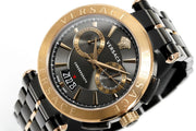 Shop Authentic Versace Aion Chronograph Black Dial Grey Steel Strap Watch for Men  - VBR050017 - Luxxuri