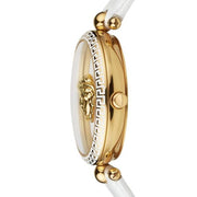  Shop Authentic Versace Palazzo Empire White Dial White Leather Strap Watch for Women - VCO040017 - Luxxuri
