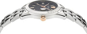  Shop Authentic Versace Greca Time Quartz Black Dial Silver Steel Strap Watch For Men - VE3K00322 - Luxxuri