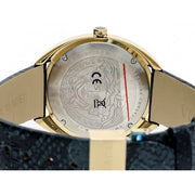  Shop Authentic Versace Shadov Gold Dial Green Leather Strap Watch For Women - VEBM01018 - Luxxuri