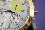  Shop Authentic Versace Sports Tech Chronograph Silver Dial Black Rubber Strap Watch for Women - VELT00519 - Luxxuri