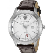  Shop Authentic Versace Univers White Dial Brown Leather Strap Watch for Men - VEBK00118 - Luxxuri