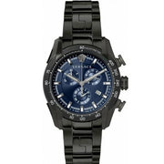  Shop Authentic Versace V-Ray Chronograph Quartz Blue Dial Black Steel Strap Watch For Men - VE2I00521 - Luxxuri