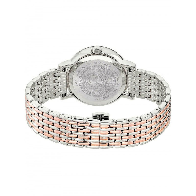  Shop Authentic Versace Virtus Quartz White Dial Two Tone Steel Strap Watch for Women - VEHC00519 - Luxxuri