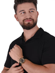  Shop Authentic Versace Code Quartz Black Dial Black Leather Strap Watch For Men - VEPO00320 - Luxxuri