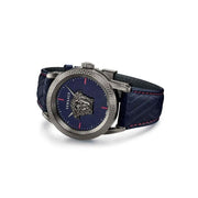  Shop Authentic Versace Palazzo Empire Blue Dial Blue Leather Strap Watch for Men - VERD00118 - Luxxuri