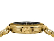  Shop Authentic Versace Aion Chronograph Black Dial Gold Steel Strap Watch For Men - VE1D01721 - Luxxuri