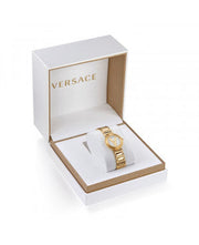  Shop Authentic Versace Mini Virtus Quartz White Dial Gold Steel Strap Watch For Men - VET300221 - Luxxuri