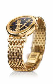  Shop Authentic Versace Virtus Quartz Black Dial Gold Steel Strap Watch for Women - VEHC00619 - Luxxuri