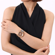  Shop Authentic Versace V Metal Icon Gold Dial Black & Gold Strap Watch for Women - VLC030014 - Luxxuri