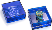  Shop Authentic Versace Icon Active Chronograph Blue Dial Green Rubber Strap Watch For Men - VEZ701322 - Luxxuri
