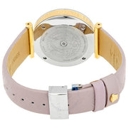  Shop Authentic Versace V-Twist Quartz Purple Dial Purple Leather Strap Watch for Women - VELS00219 - Luxxuri