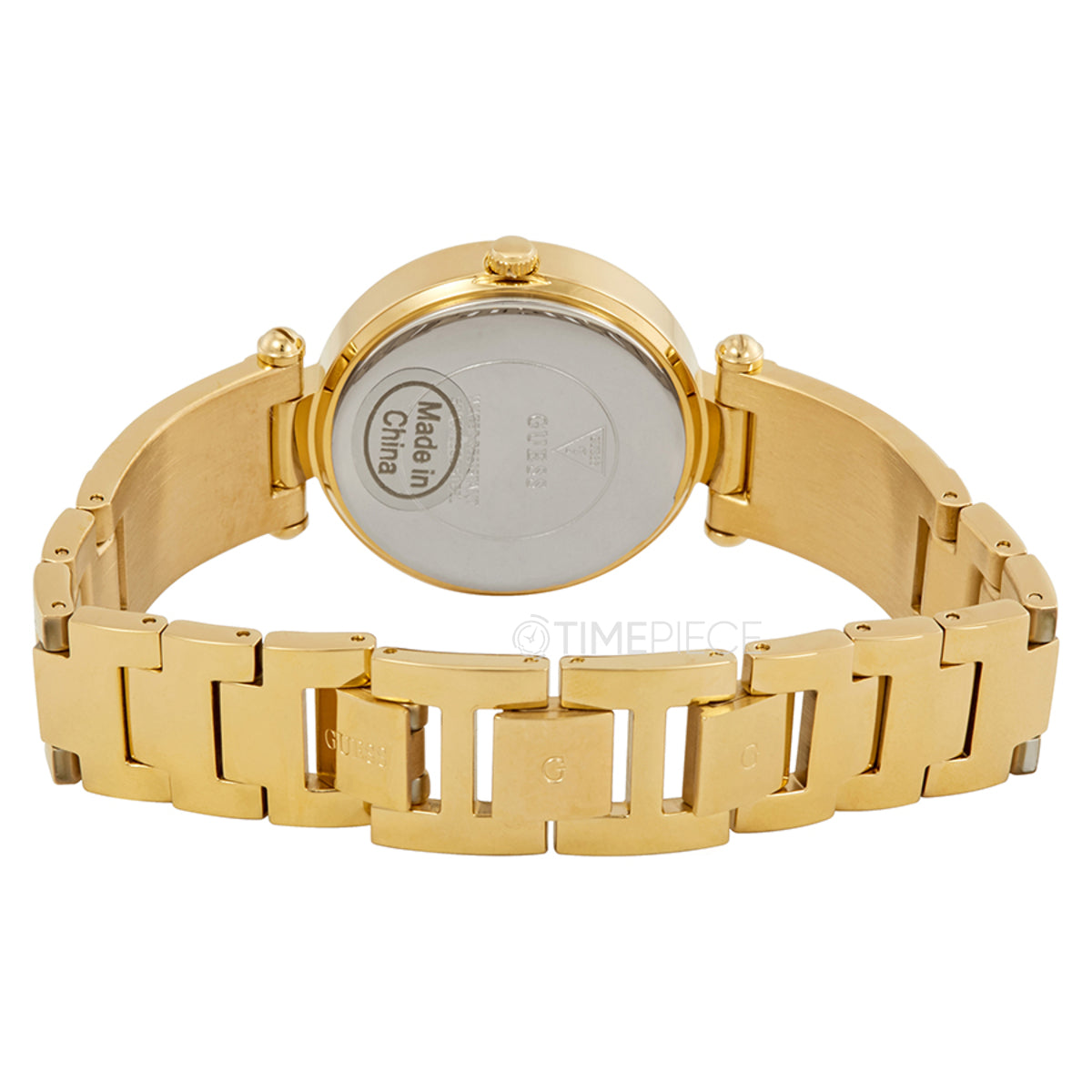  Shop Authentic Guess Muse Crystals White Dial Rose Gold Steel Strap Watch For Women - W1008L2 - Luxxuri