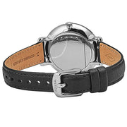  Shop Authentic Fossil Jacqueline Quartz White Dial Black Leather Strap Watch for Women - ES3972 - Luxxuri