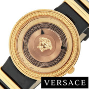  Shop Authentic Versace V Metal Icon Gold Dial Black & Silver & Gold Strap Watch for Women - VLC020014 - Luxxuri