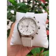  Shop Authentic Guess Marina Quartz White Dial White Rubber Strap Watch For Women - W1025L1 - Luxxuri
