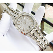  Shop Authentic Bulova Phantom Swarovski Crystal Pave Silver Dial Silver Steel Strap Watch for Men - 98B296 - Luxxuri
