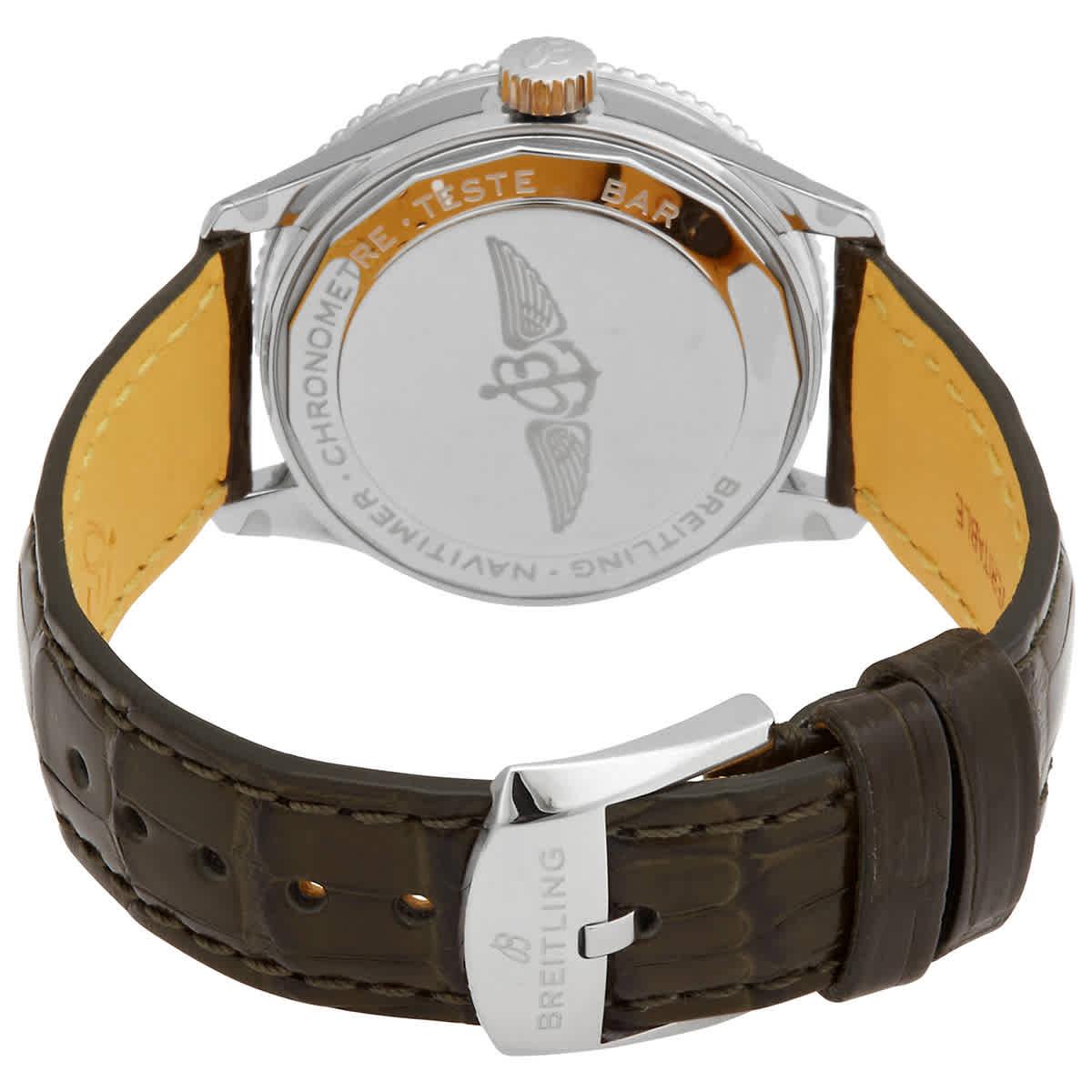  Shop Authentic Breitling Navitimer Automatic 35 Green Dial Green Leather Strap Watch for Women - A17395361L1P1 - Luxxuri