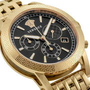  Shop Authentic Versace Sport Tech Chronograph Black Dial Gold Steel Strap Watch for Men - VELT00419 - Luxxuri