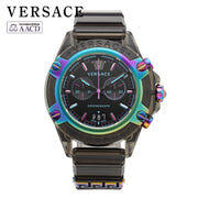  Shop Authentic Versace Icon Active Chronograph Quartz Black Dial Black Steel Strap Watch For Men - VEZ701022 - Luxxuri