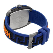  Shop Authentic Versace Iconic Dominus Chronograph Blue Dial Blue Rubber Strap Watch For Men - VE6H00323 - Luxxuri