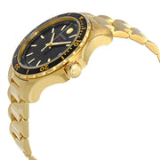  Shop Authentic Movado Series 800 Black Dial Gold Steel Strap Watch For Men - 2600145 - Luxxuri