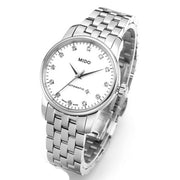  Shop Authentic Mido Baroncelli III Automatic Diamonds White Dial Silver Steel Strap Watch For Women - M7600.4.66.1 - Luxxuri