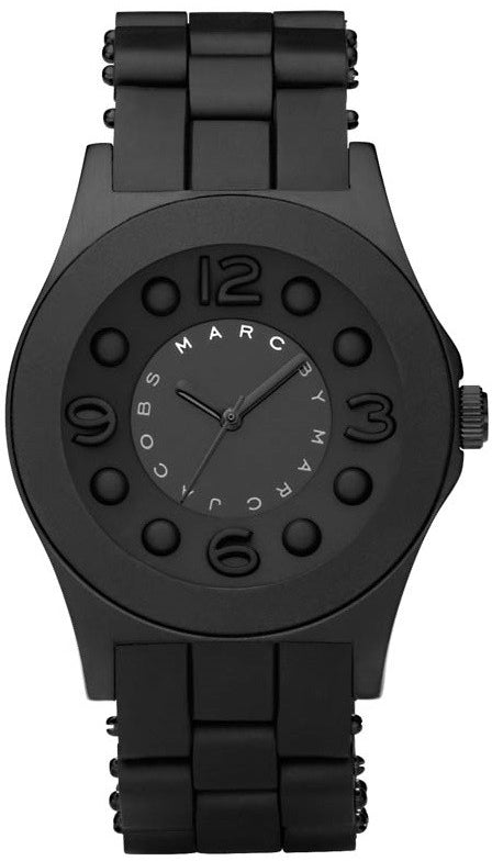 Shop Authentic Marc Jacobs Pelly Black Dial Black Silicone Strap Watch for Women - MBM2531 - Luxxuri