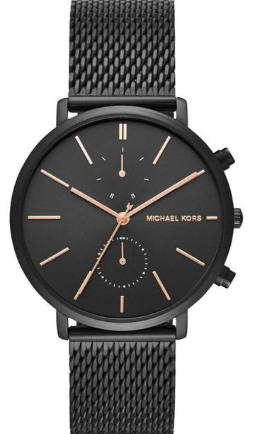  Shop Authentic Michael Kors Jaryn Black Dial Black Stainless Steel Strap Watch for Men - MK8504 - Luxxuri