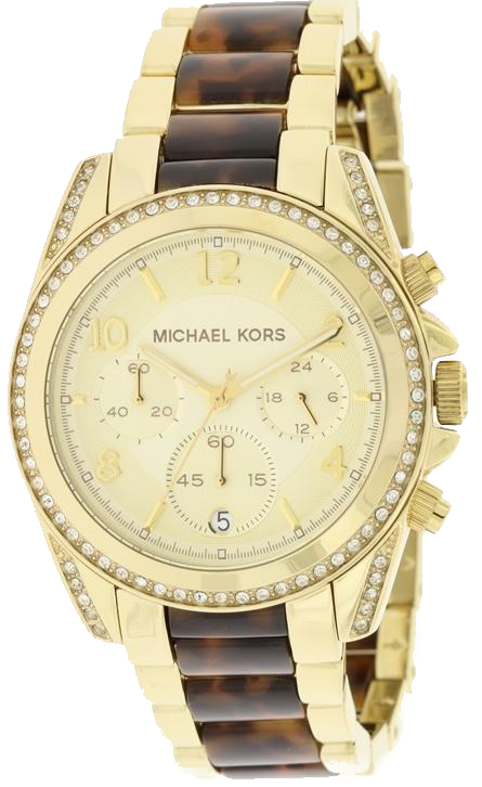  Shop Authentic Michael Kors Blair Gold Dial Two Tone Steel Strap Watch for Women - MK6094 - Luxxuri
