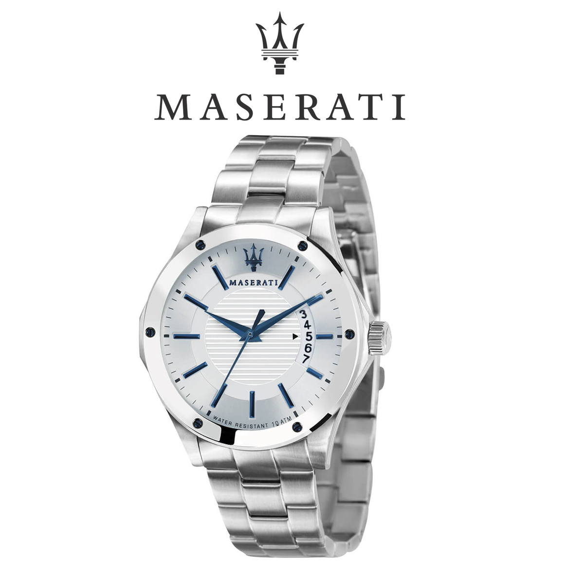  Shop Authentic Maserati Circuito Silver Dial Silver Steel Strap Watch For Men - R8853127001 - Luxxuri