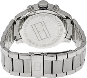  Shop Authentic Tommy Hilfiger Jackson Chronograph Blue Dial Silver Steel Strap Watch for Men - 1791242 - Luxxuri