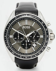  Shop Authentic Hugo Boss Contemporary Sport Driver Black Dial Black Leather Strap Watch for Men - 1513085 - Luxxuri