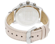  Shop Authentic Tommy Hilfiger Blake Chronograph Silver Dial Pink Leather Strap Watch For Women - 1781906 - Luxxuri
