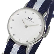  Shop Authentic Daniel Wellington Classy Glasgow White Dial Two Tone NATO Strap Watch For Women - DW00100074 - Luxxuri