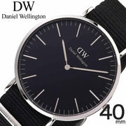  Shop Authentic Daniel Wellington Classic Cornwall Black Dial Black Nylon Strap Watch For Women - DW00100149 - Luxxuri