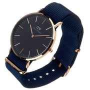  Shop Authentic Daniel Wellington Classic Bayswater Black Dial Black NATO Strap Watch For Men - DW00100277 - Luxxuri