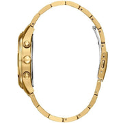  Shop Authentic Guess Analog Chronograph Gold Dial Gold Steel Strap Watch for Men - W0075G5 - Luxxuri