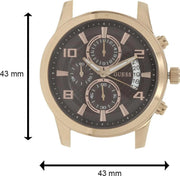  Shop Authentic Guess Exec Chronograph Brown Dial Brown Leather Strap Watch For Men - W0076G4 - Luxxuri