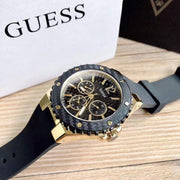  Shop Authentic Guess Overdrive Black Dial Black Rubber Strap Watch for Women - W0149L4 - Luxxuri