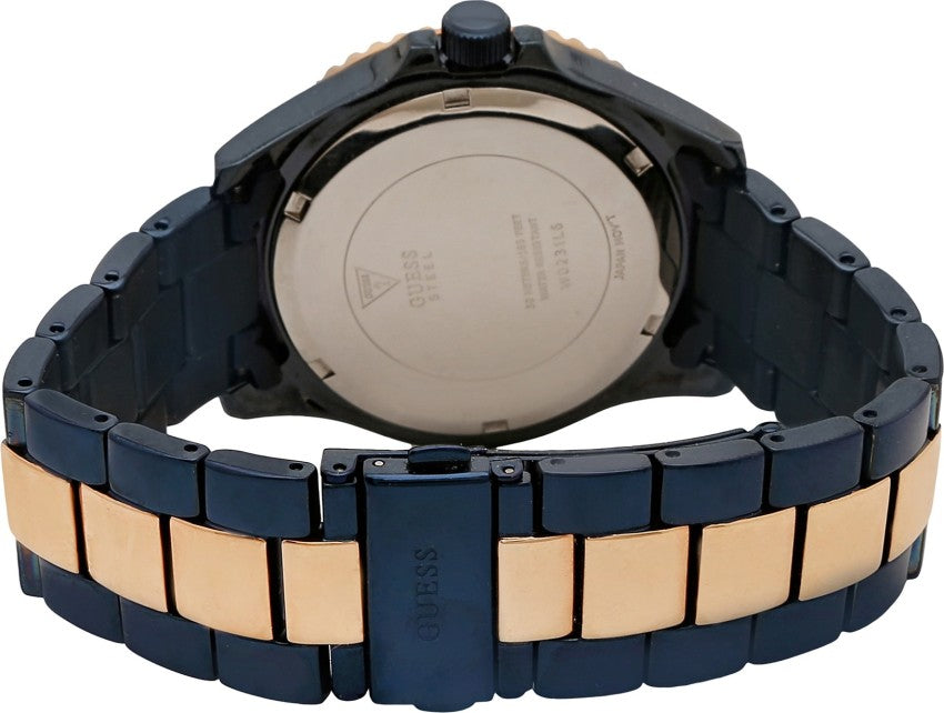  Shop Authentic Guess BFF Multifunction Blue Dial Two Tone Steel Strap Watch for Women - W0231L6 - Luxxuri