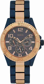  Shop Authentic Guess BFF Multifunction Blue Dial Two Tone Steel Strap Watch for Women - W0231L6 - Luxxuri