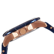  Shop Authentic Guess Oasis Blue Dial Blue & Rose Gold Stainless Steel Strap Watch For Men - W0366G4 - Luxxuri