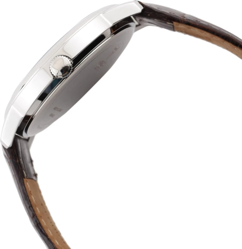  Shop Authentic Guess Wafer Analog Blue Dial Brown Leather Strap Watch For Men - W0496G2 - Luxxuri