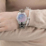 Shop Authentic Guess Confetti Multicolored Dial Silver Steel Strap Watch For Women - W0774L1 - Luxxuri