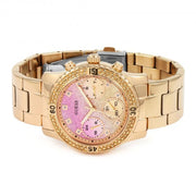  Shop Authentic Guess Confetti Pink Dial Rose Gold Steel Strap Watch For Women - W0774L3 - Luxxuri